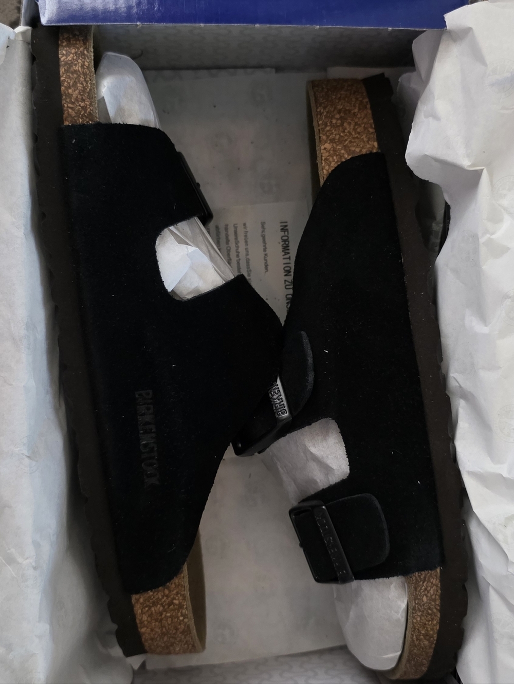 Birkenstock Soft Bed Arizona Black 43 - Narrow Mens 10 - Picture 9 of 9